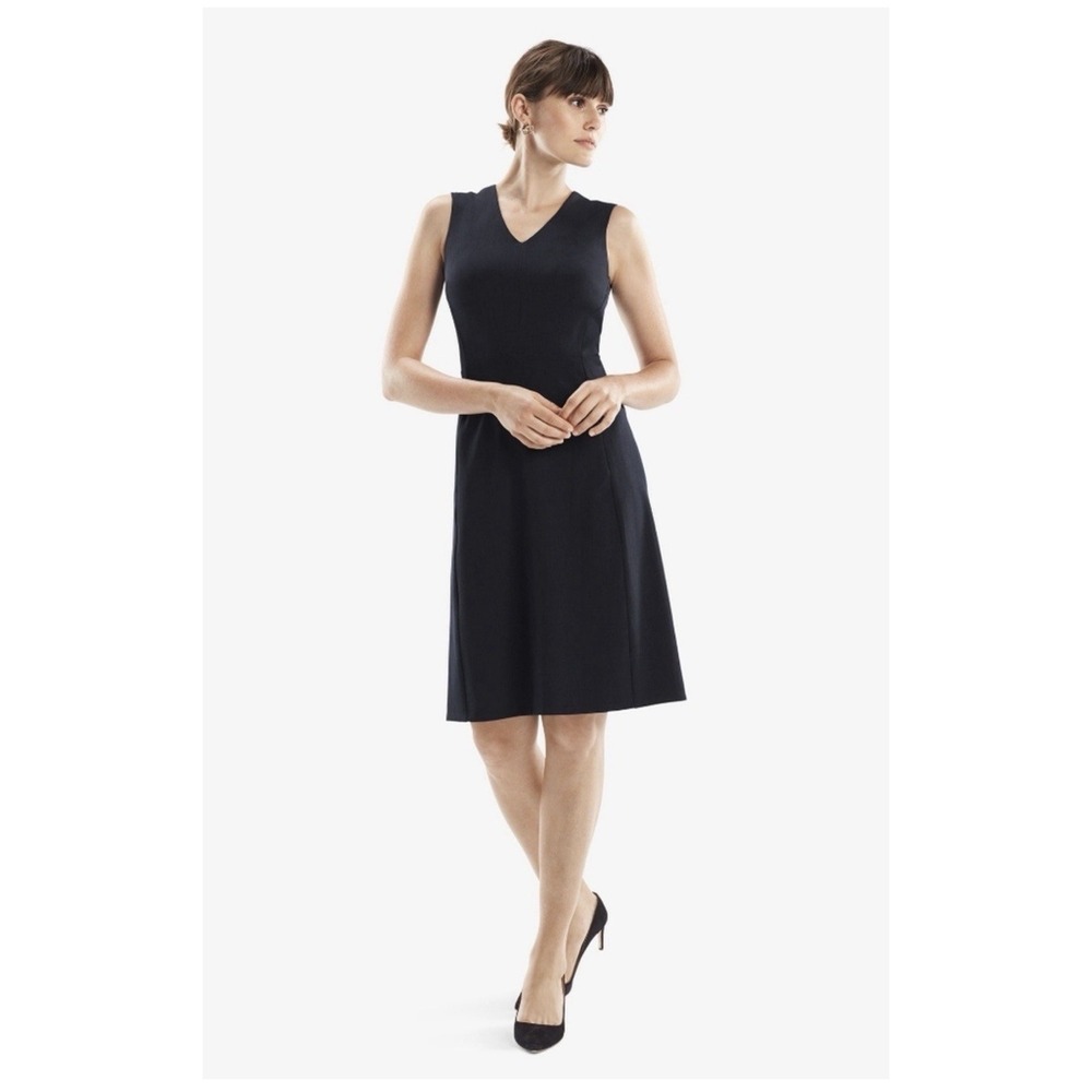 MM.Lafleur ‎ Annie deep indigo Dress Blue Women's size 14 Career Classic